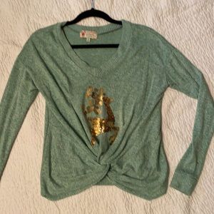 Poof Christmas Reindeer Sweater M